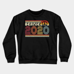 Bernie 2020 Peace Vintage Bernie Sanders Hippie Shirt Crewneck Sweatshirt